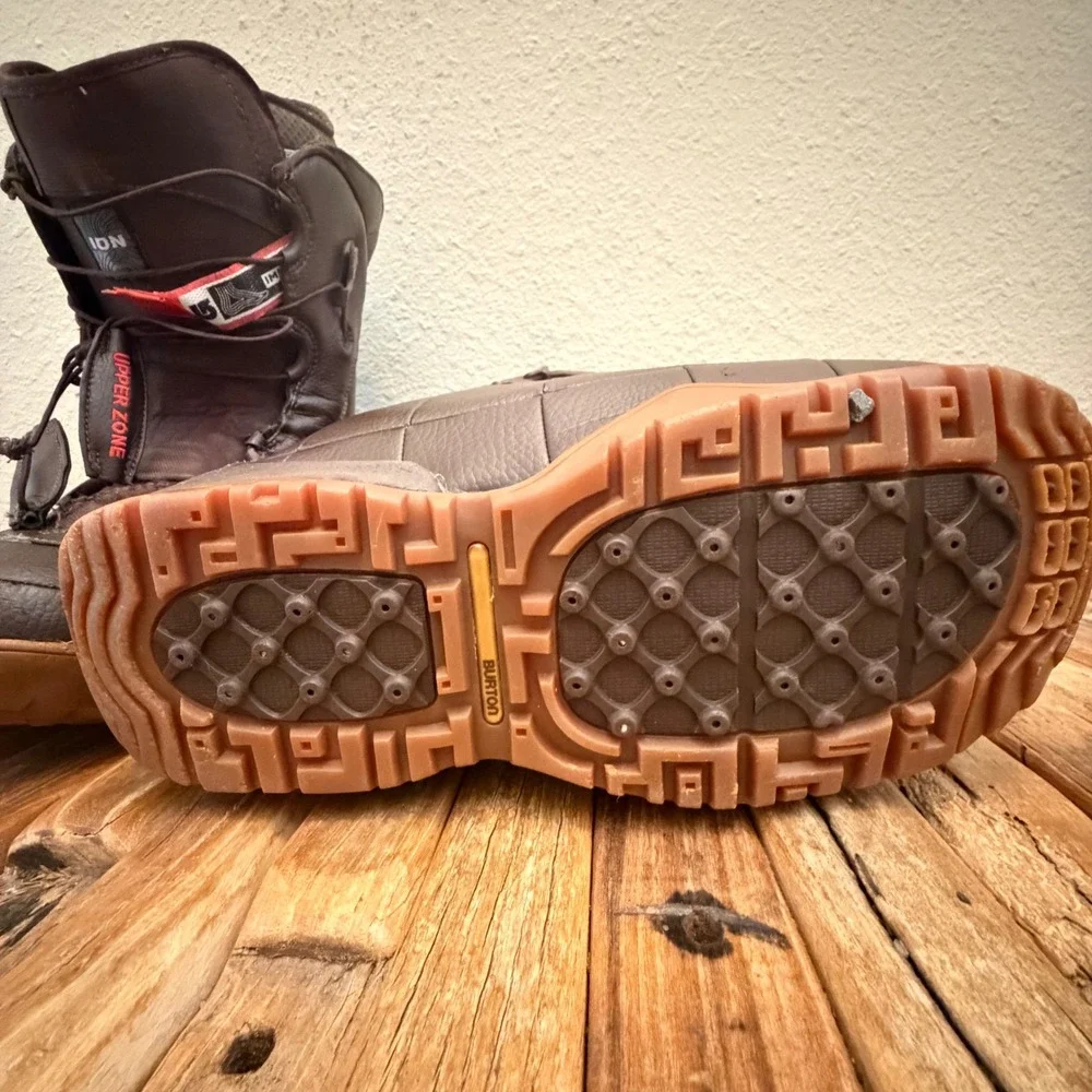 Burton ION Snowboard Boots Mens 10.5 SuperEZ Speed Lace Brown Winter